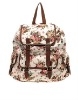 flower cotton backpack bag