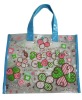 flower design printed pvc handbag