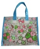 flower design printed pvc handbag