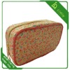 flower pattern cotton cosmetic bag