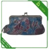 flower pattern lady clutch coin purse