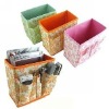 flower pattern non woven multi organizer , organizer case