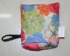 flower pattern polyester pouch bag