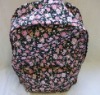 flower printing backpack