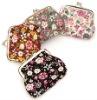flower printing coin purse for girls