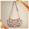 flower printing cotton sling bags