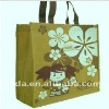 flower printing pp non woven shopping bag