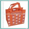 flower printing pp non woven t-shirts bag