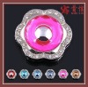 flower shape promotional crystal bag hook