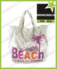 flower tote beach bag canvas