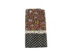 floweret and polka dot printed card holder