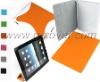 fold smart cover leather case stand for ipad 2, Smart slim leather cover for ipad2