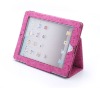 fold stand leather case for ipad2