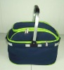 foldable basket with cooler bag,shopping basket