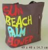 foldable canvas beach bag