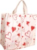 foldable lovely pp woven shopping gift bag