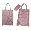 foldable polyester pouch shopping bag