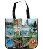 foldable pp woven shopping bag with lamination