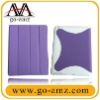 foldable pu back cover case for ipad2