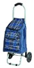 folding luggage shopping trolley bag with four wheel