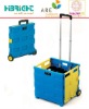 folding plastic cart with wheels