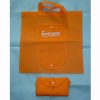 folding shopping bag/foldable bag with snap button/foldable supermarket bag/non-woven foldable bag