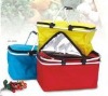 folding shopping cooler basket