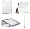 folding stand leather bag for apple ipad 2
