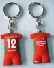 football jersey key chain,sports clothes key chain,jersey number key chain