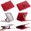 for Apple iPad 2 muiti stand pouch in crazy horse leather Classic book style