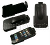 for Apple iPhone 4S 4G Super Clear Hard Cover Leather Phone Case