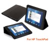 for HP TouchPad case cover, Folding pu Leather Protective Case for HP TouchPad Tablet