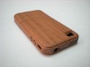 for Iphone 4 wooden case with buttons