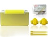 for NDSL 8in1 Colorful Metal Crystal Case (Yellow)