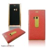 for Nokia N9 leather hard case