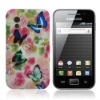 for Samsung S8530 Butterflies and Flowers New TPU Case , (40620355A)