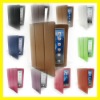 for The New iPad 3 3rd Generation Smart Cover PU Leather Case Stand Stylish Trifold Tri Fold Cases Covers 10 Color Brown
