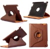 for apple ipad 2 folded rotate stand  leather skin