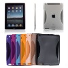 for iPad 2 anti-finger plated TPU case