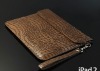 for iPad 2 crocodile pouch