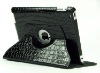 for iPad 2 crocodile rotating case