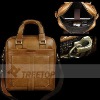 for iPad 2 leather handbag,functional genuine leather bag with handles