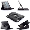 for iPad 2 stand leather bag with Rotating 360 Degree