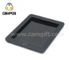 for iPad black dual detachable rubberized coating PC Hard case