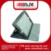 for iPad2 Leather Book Jacket Case Cover With Stand