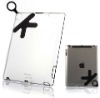 for iPad2 PC+TPU hard case with finger strap