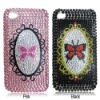 for iPhone 4 Lovelty Butterfly Diamond Bling Rhinestone cover case