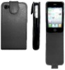for iPhone 4G Flip complex simplicity leather case