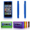 for iPhone 4G cassette tape silicon case