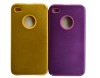 for iPhone 4S aluminium alloy+silicon case